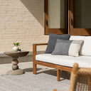 Finn Steel Blue 40x60cm Outdoor Cushion