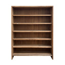 Five Shelf Teak Display Open Cabinet