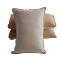 Flocca Sable Linen Standard Pillowcase