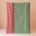Floral Botanical Vine Kantha Quilt