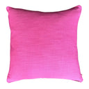 Pink pillow on a white background