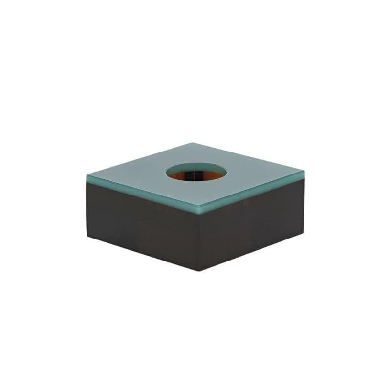 Flux Green/Brown Tealight Candle Holder