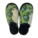 Forget Me Not XL Black Slippers