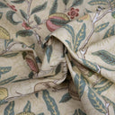 Fruit Ivory/Teal Cotton Fabric
