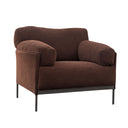 Gibbston Chair in Alpaca Cacao Velvet