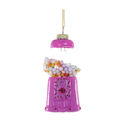 Gilded Gumball Machine Ornament - Pink