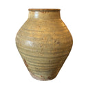 Golden Glazed Ceramic Pot
