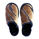 Golden Tiger Medium Black Slippers
