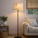 Graffito Gold 16" Drum Lampshade