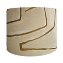 Graffito Gold 16" Drum Lampshade
