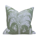 Grand Palms Leaf 65x65cm Piped Cushion