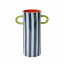 Griffe Blue Stripe Tall Vase