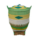 Handwoven Lidded Storage Basket