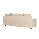 York Linen 3.5 Seater Sofa