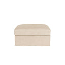 Hendrix Linen Ottoman