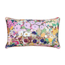 Hollyhocks Spring 35x60cm Piped Cushion