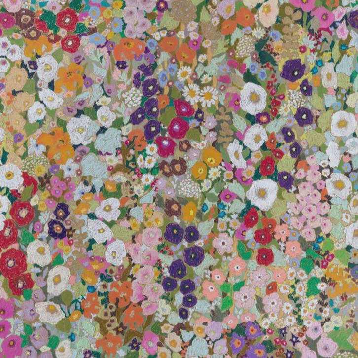 hollyhocks-spring-fabric_Little-and-fox