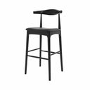 Hudson Oak Leather 75cm Barstool PRE ORDER