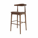 Hudson Oak Leather 75cm Barstool PRE ORDER
