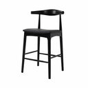Hudson Oak Leather 65cm Barstool PRE ORDER