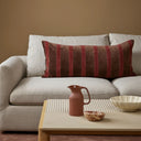 Huxley Chocolate/Cherry 40x90cm Cushion