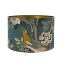 Hydrangea Bird 16" Drum Lampshade