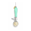 Ice Cream Scoop Ornament - Green