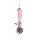 Ice Cream Scoop Ornament - Light Pink