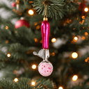 Ice Cream Scoop Ornament - Pink