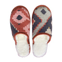 Ikat Large White Slippers