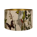 Indie Wood Owl 22" Drum Pendant Lampshade