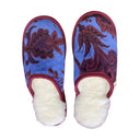 Indienne Lapis Medium White Slippers