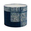 Indigo Shibori 15" Drum Lampshade