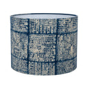 Indigo Shibori 15" Drum Lampshade