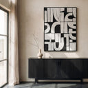 Jett - Textured Surface Framed Canvas
