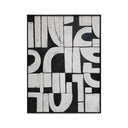 Jett - Textured Surface Framed Canvas