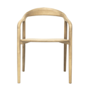 Wooden chair with a white background