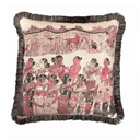 Kumpulan Fig Linen 50x50cm Fringed Cushion