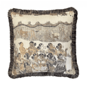 Kumpulan Olive Linen 50x50cm Fringed Cushion