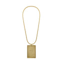 Lara Mesh Pendant Necklace - Gold