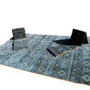 Layla Blue 3x2m Picnic Rug