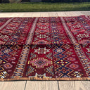 Layla Red 2x2m Picnic Rug