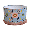 Leilani Floral Blue 16" Drum Pendant Lampshade