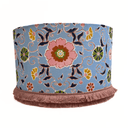 Leilani Floral Blue 16" Drum Pendant Lampshade