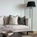 Linea Black Iron Floor Lamp