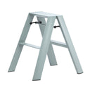 Lucano dusty mint aluminium step stool on a white background