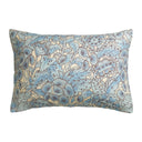 Floral patterned pillowcase on a white background