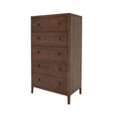 Lunde High Dresser - Walnut Brown