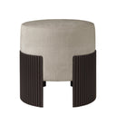 Mahogany Roller Max Pouf