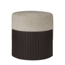 Mahogany Roller Max Pouf